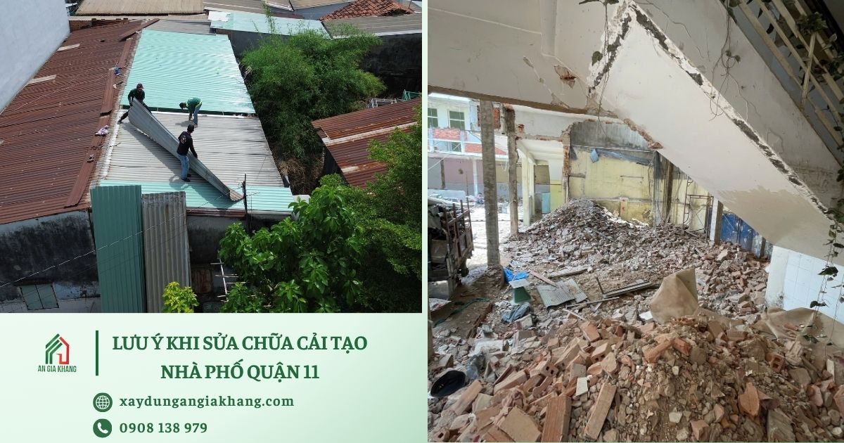 Lưu Ý Khi Sửa Chữa Cải Tạo Nhà Phố Quận 11