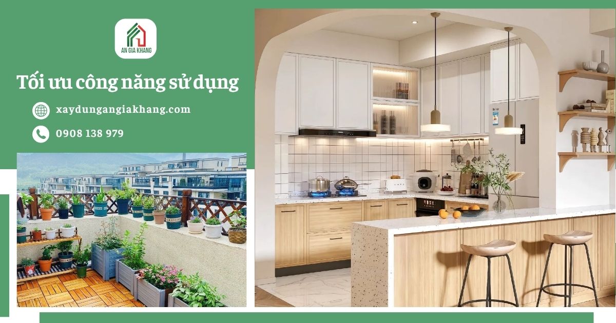 Tối ưu công năng sử dụng