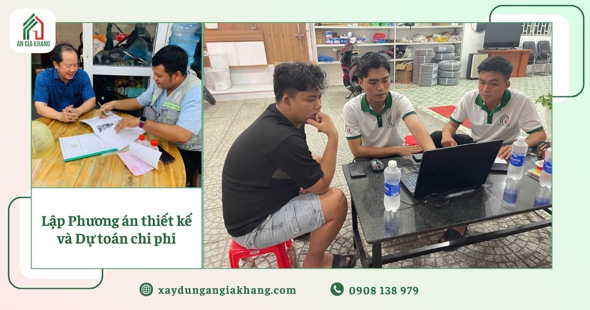 Lập phương án thiết kế và dự toán chi phí