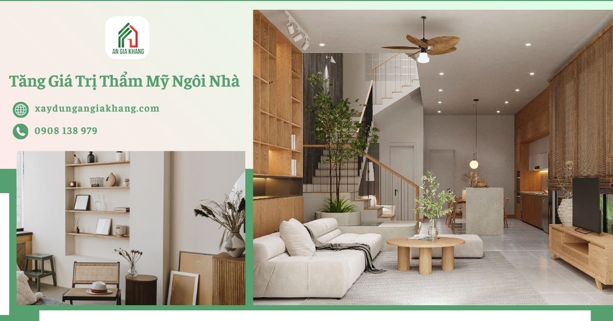 Tăng giá trị thẩm mỹ ngôi nhà
