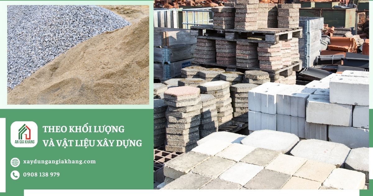 Xác định chi phí sửa nhà qua khối lượng và vật liệu xây dựng