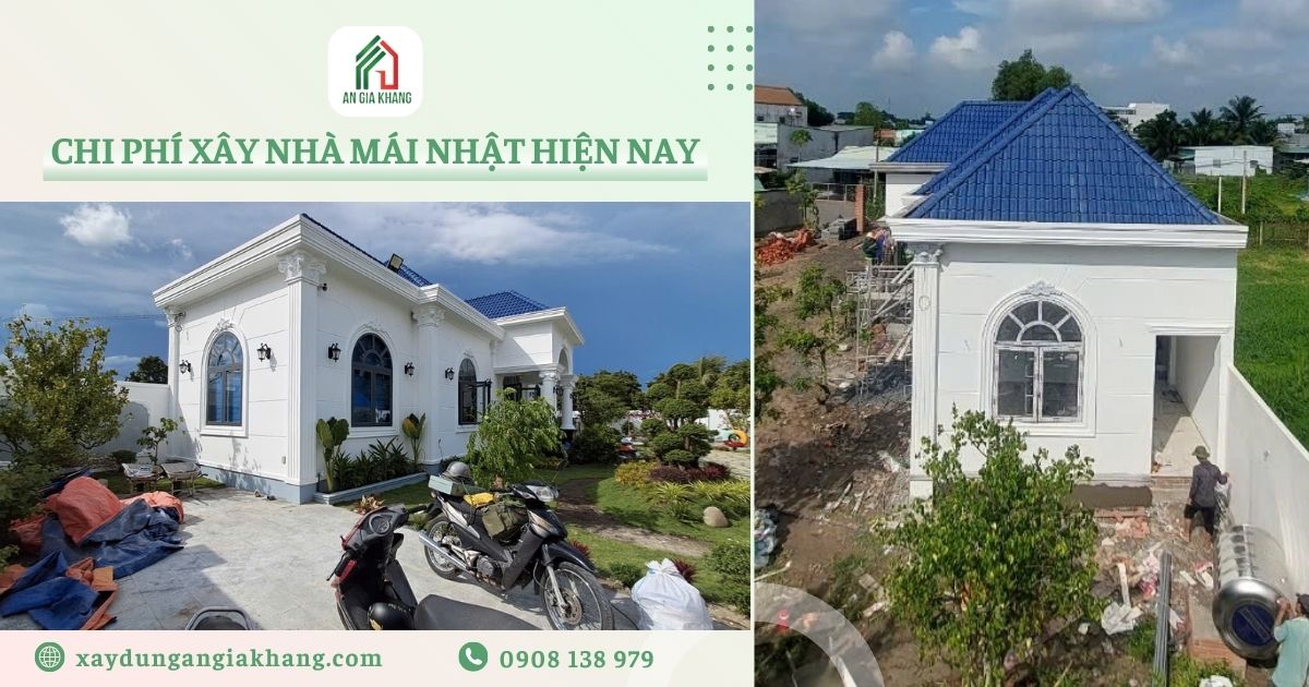 Chi Phí Xây Nhà Mái Nhật Hiện Nay