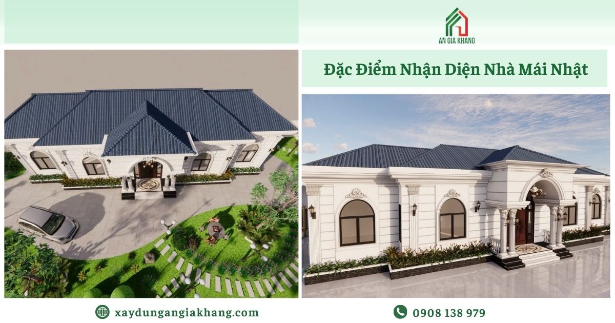Đặc điểm nhận diện nhà mái Nhật