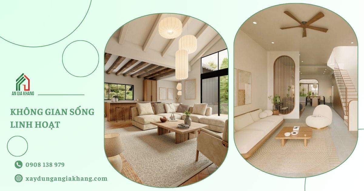 Không gian sống linh hoạt cho gia đình nhiều thế hệ