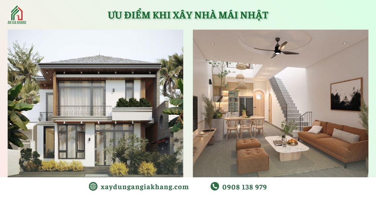 Ưu Điểm Khi Xây Nhà Mái Nhật