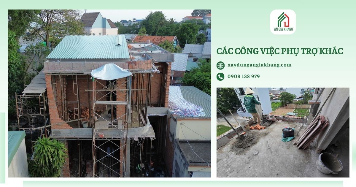 Các công việc phụ trợ khác