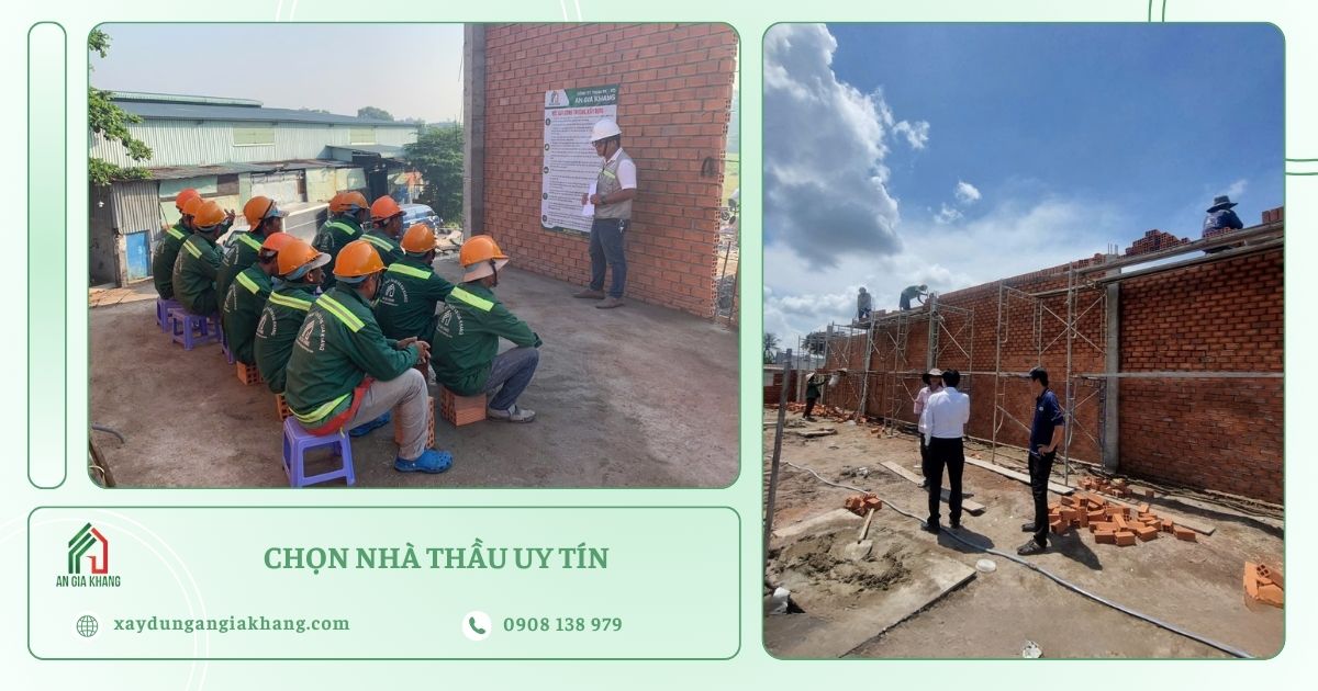Chọn nhà thầu uy tín