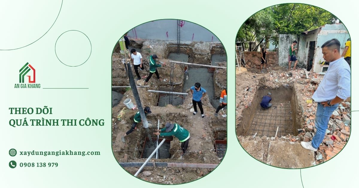 Theo dõi quá trình thi công phần thô