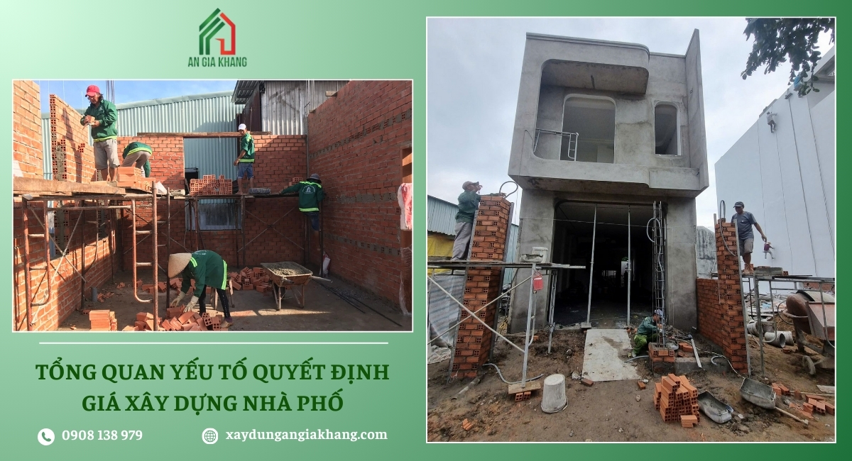 Tổng quan về các yếu tố quyết định đến giá xây dựng nhà phố