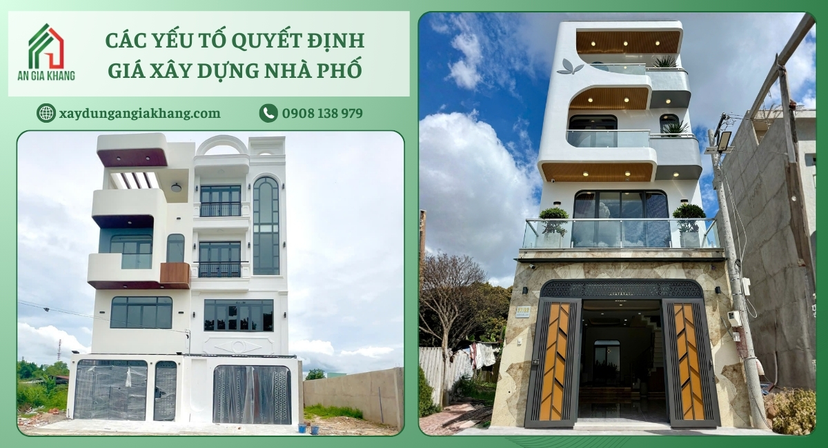 Các yếu tố quyết định đến giá xây dựng nhà phố