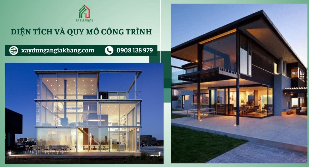 Diện tích và quy mô công trình