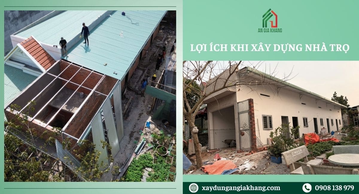 Các lợi ích khi xây dựng nhà trọ