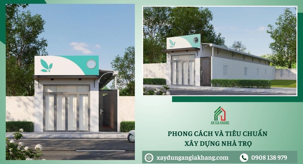 Phong cách và tiêu chuẩn xây dựng nhà trọ