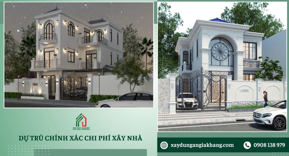 Dự trù chính xác chi phí xây nhà 