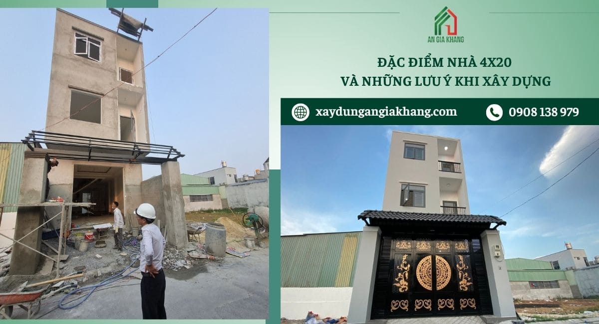 Đặc điểm nhà 4x20 và những lưu ý khi xây dựng