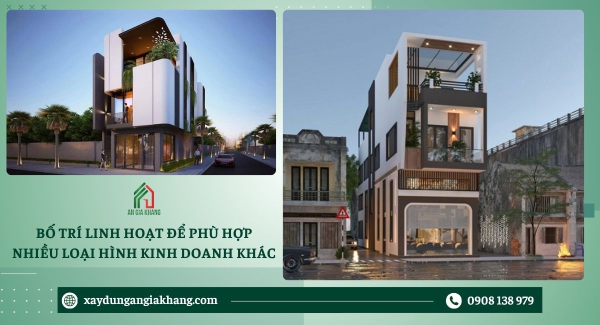 Mặt bằng tầng trệt có thể bố trí linh hoạt