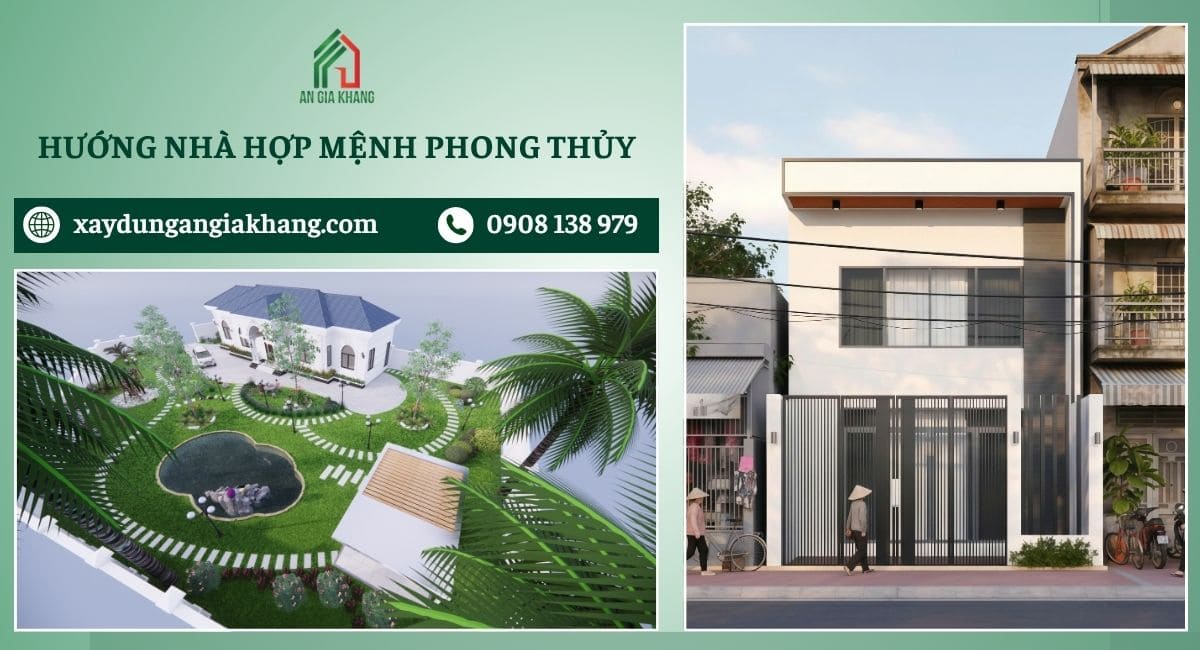 Hướng nhà đón gió và ánh sáng phù hợp phong thủy