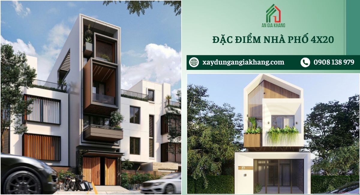 Nhà phố 4x20 chiều dài lớn, dễ gây bí khí nếu bố trí không hợp lý