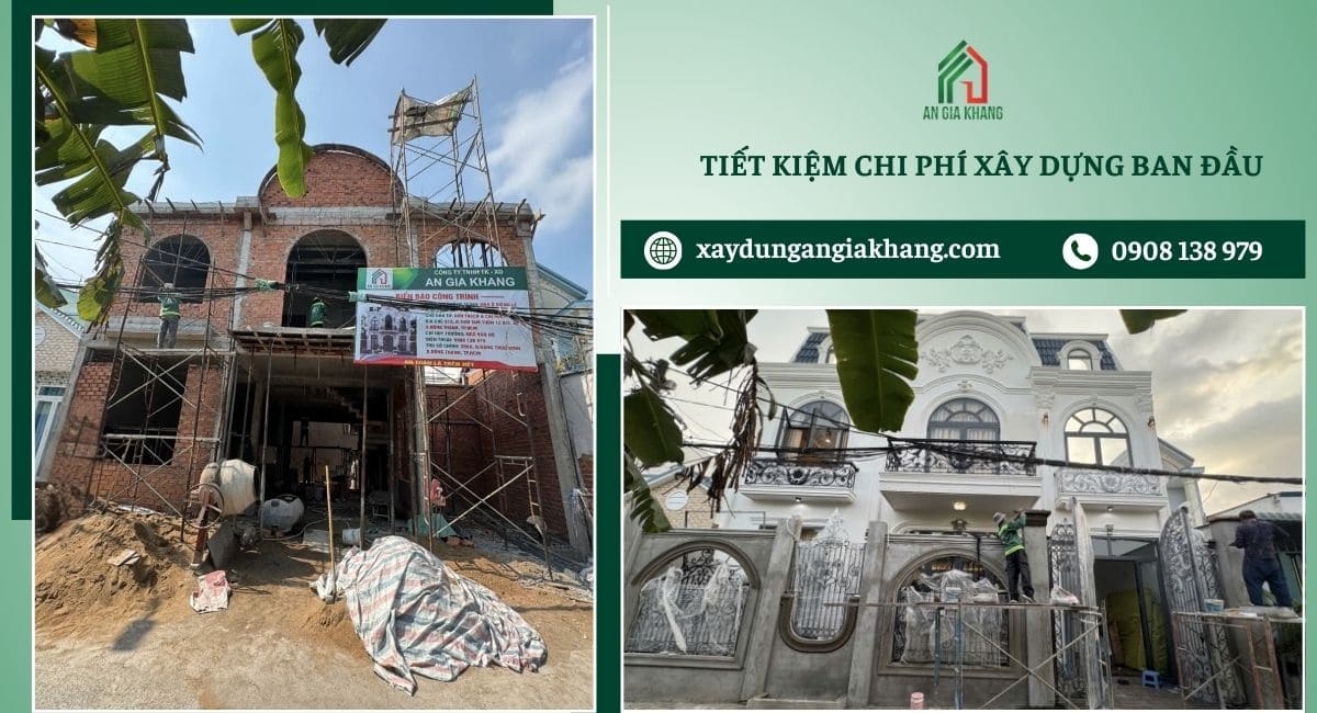 Mong muốn tiết kiệm chi phí xây dựng ban đầu