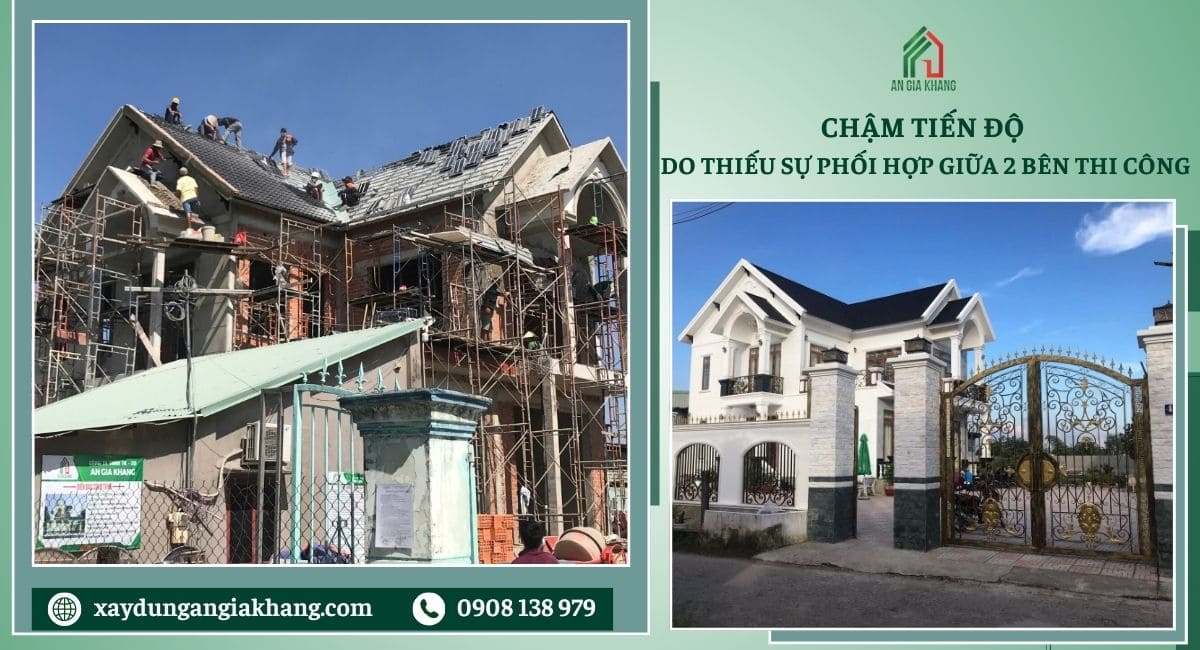 Nguy cơ chậm tiến độ do thiếu sự phối hợp