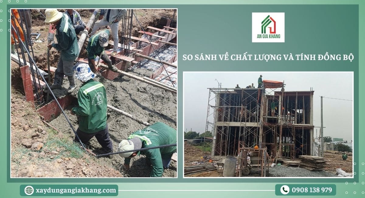 So sánh về chất lượng và tính đồng bộ