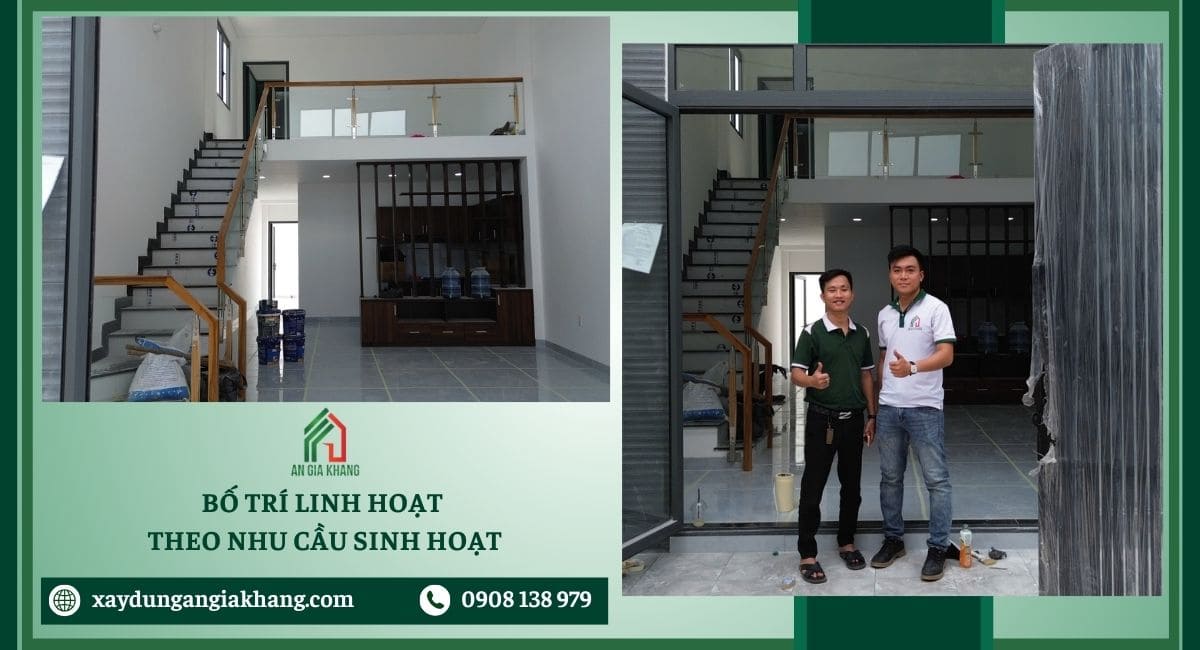 Bố trí linh hoạt theo nhu cầu sinh hoạt