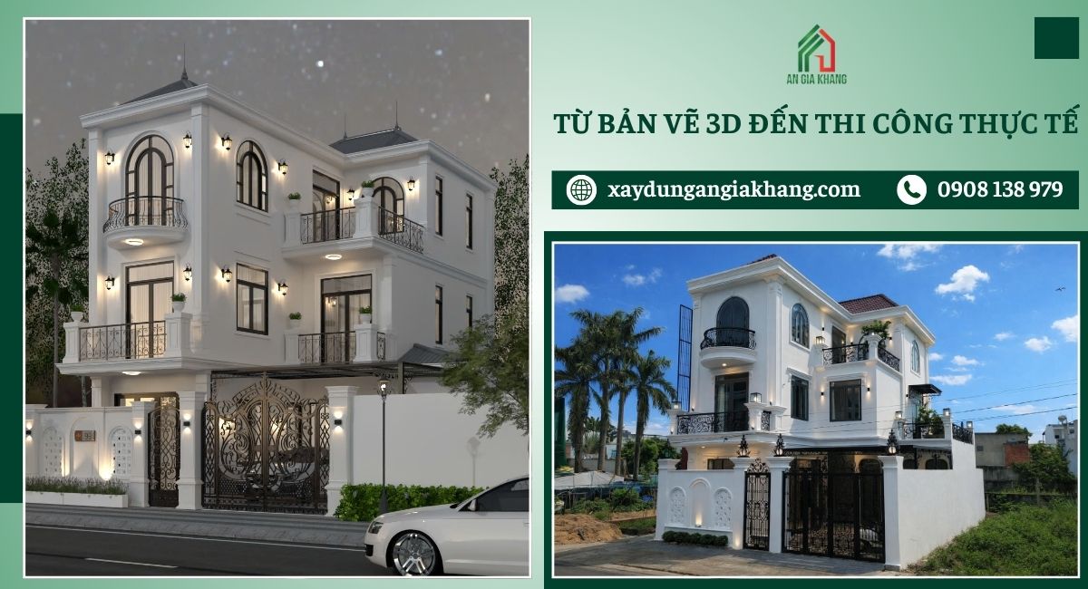 Từ bản vẽ 3D đến thi công thực tế