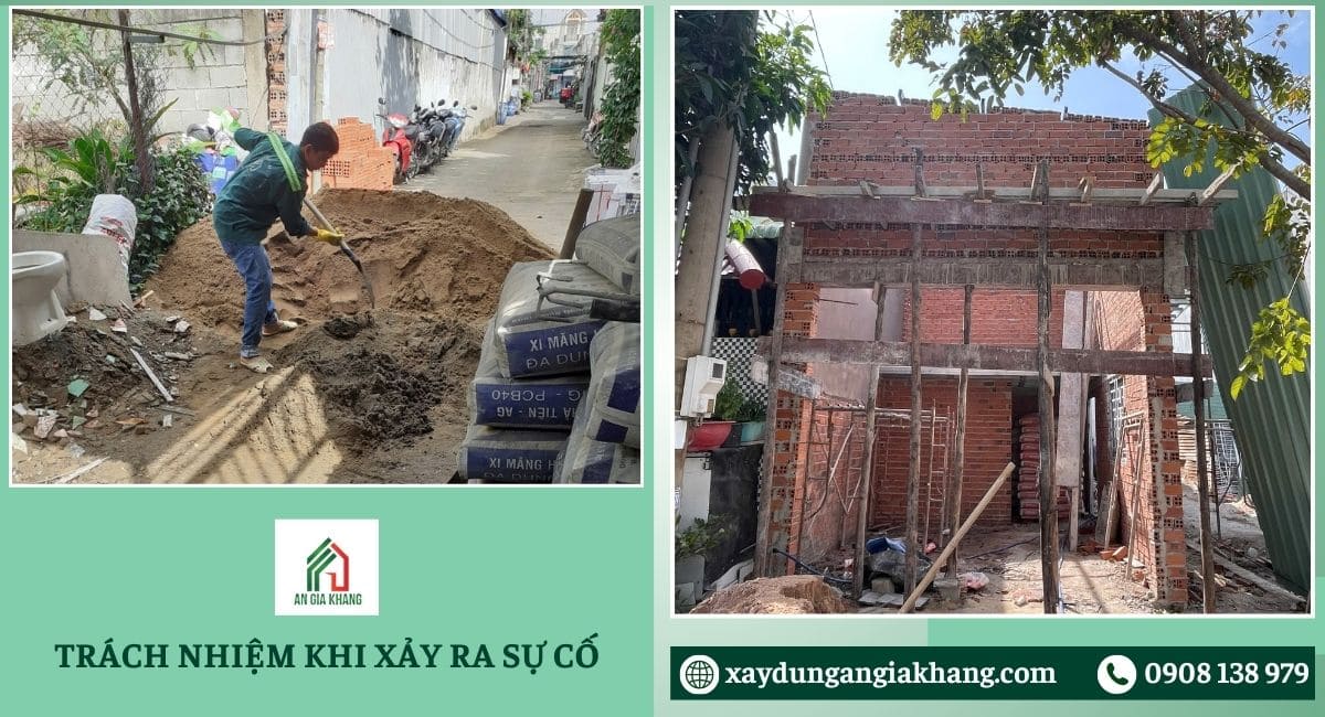 Trách nhiệm khi xảy ra sự cố