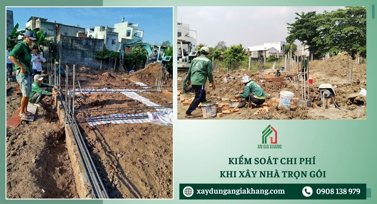 Kiểm soát chi phí khi xây nhà trọn gói