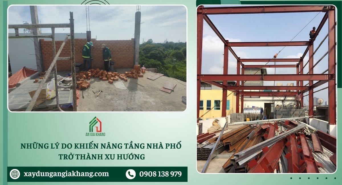 Những lý do khiến nâng tầng nhà phố trở thành xu hướng