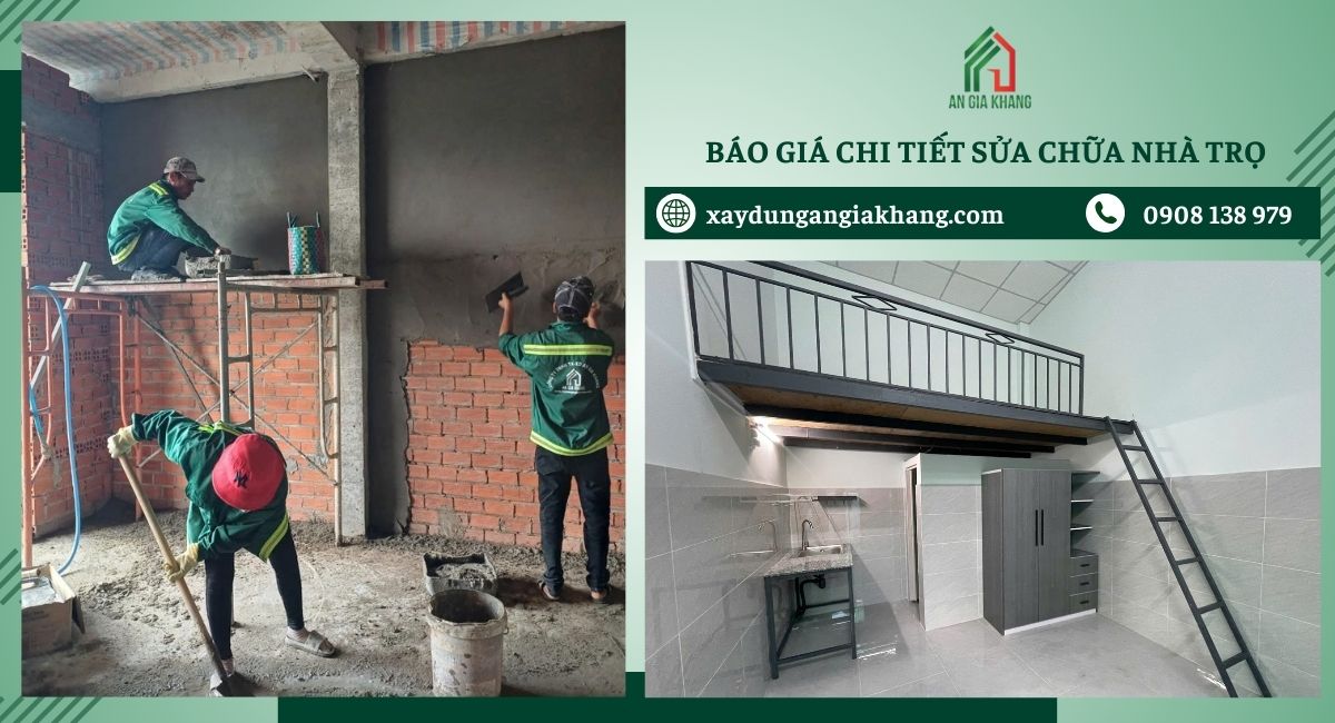 Đơn giá xây dựng nhà trọ