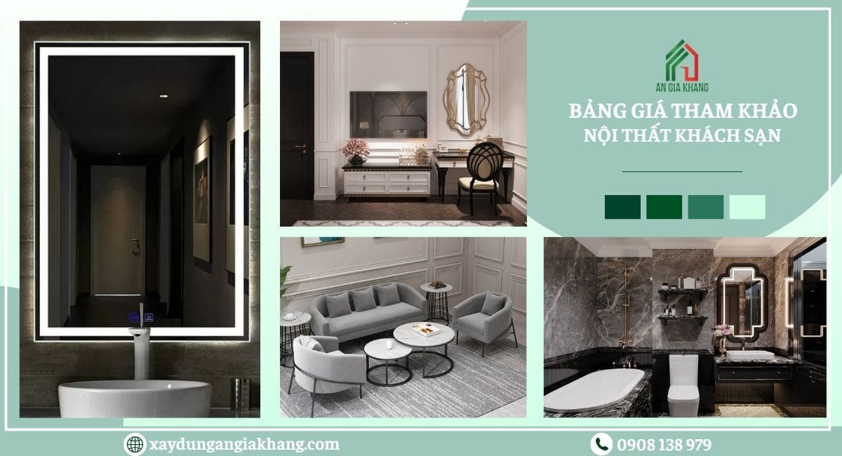 Bảng giá tham khảo nội thất khách sạn