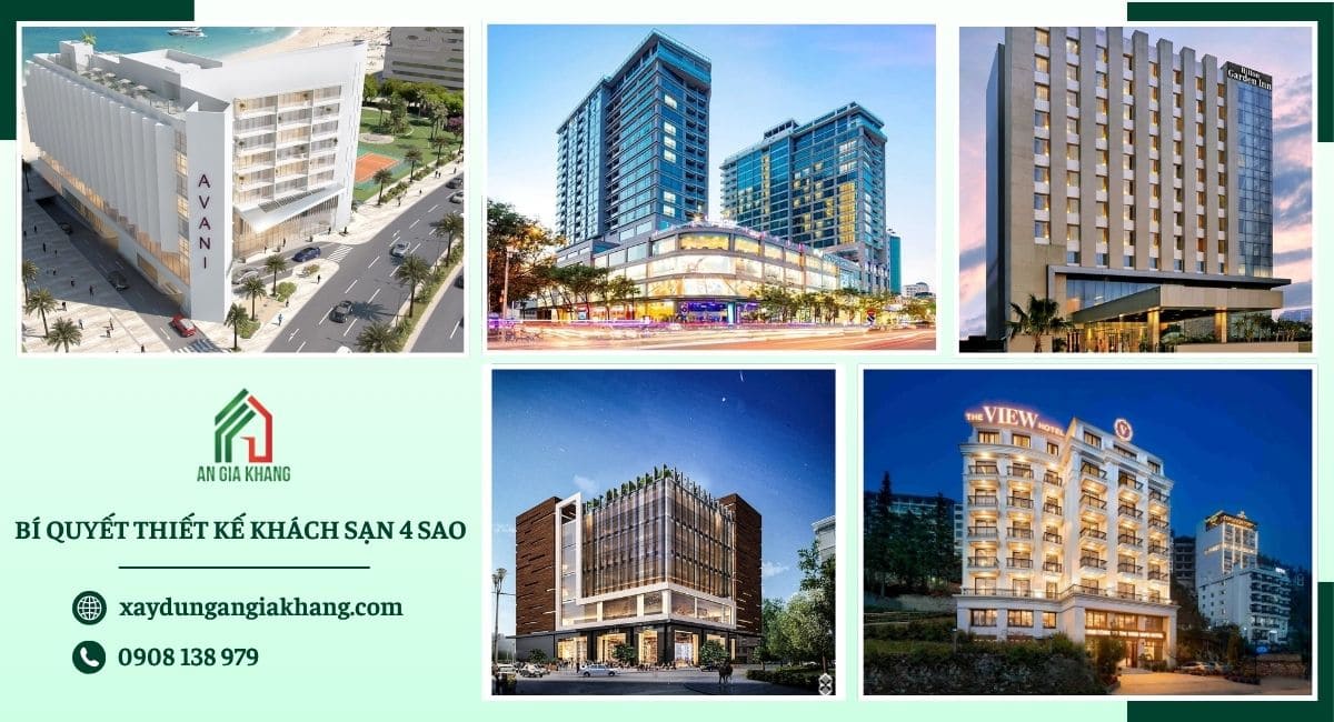 Bí quyết thiết kế khách sạn 4 sao tại An Gia Khang
