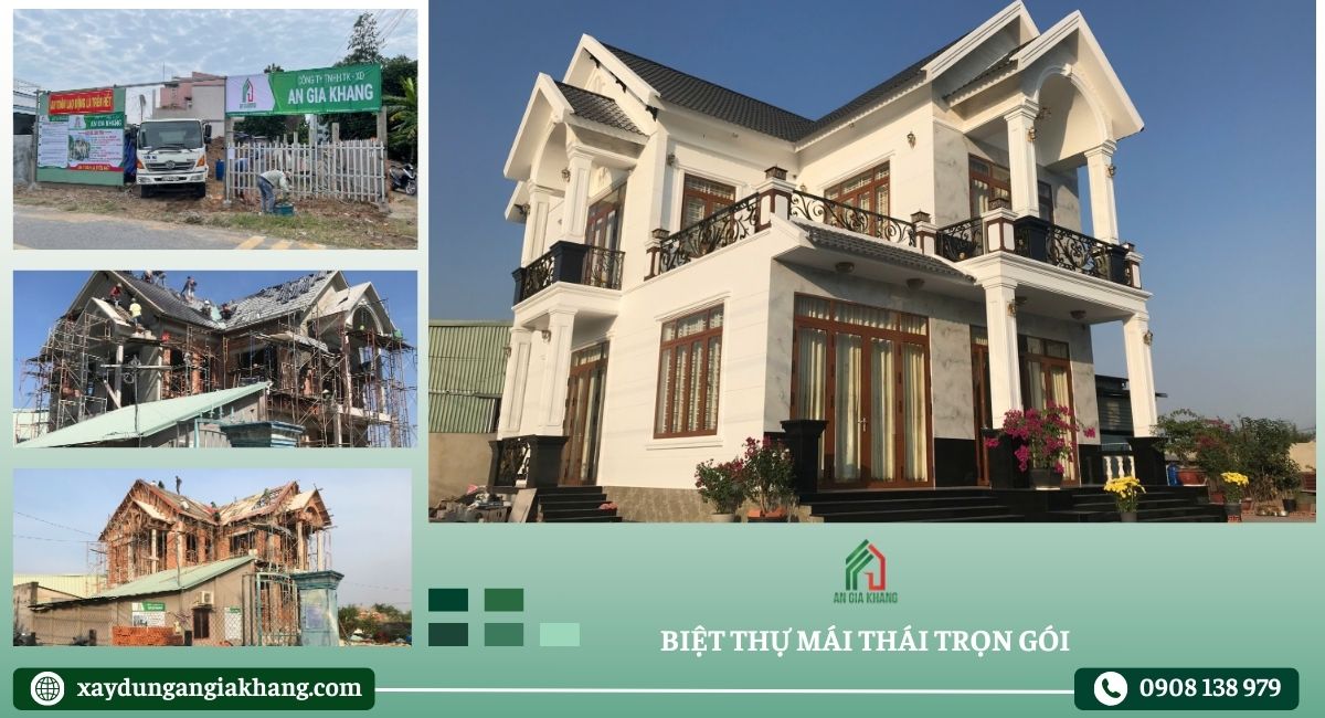 Biệt thự mái thái trọn gói 