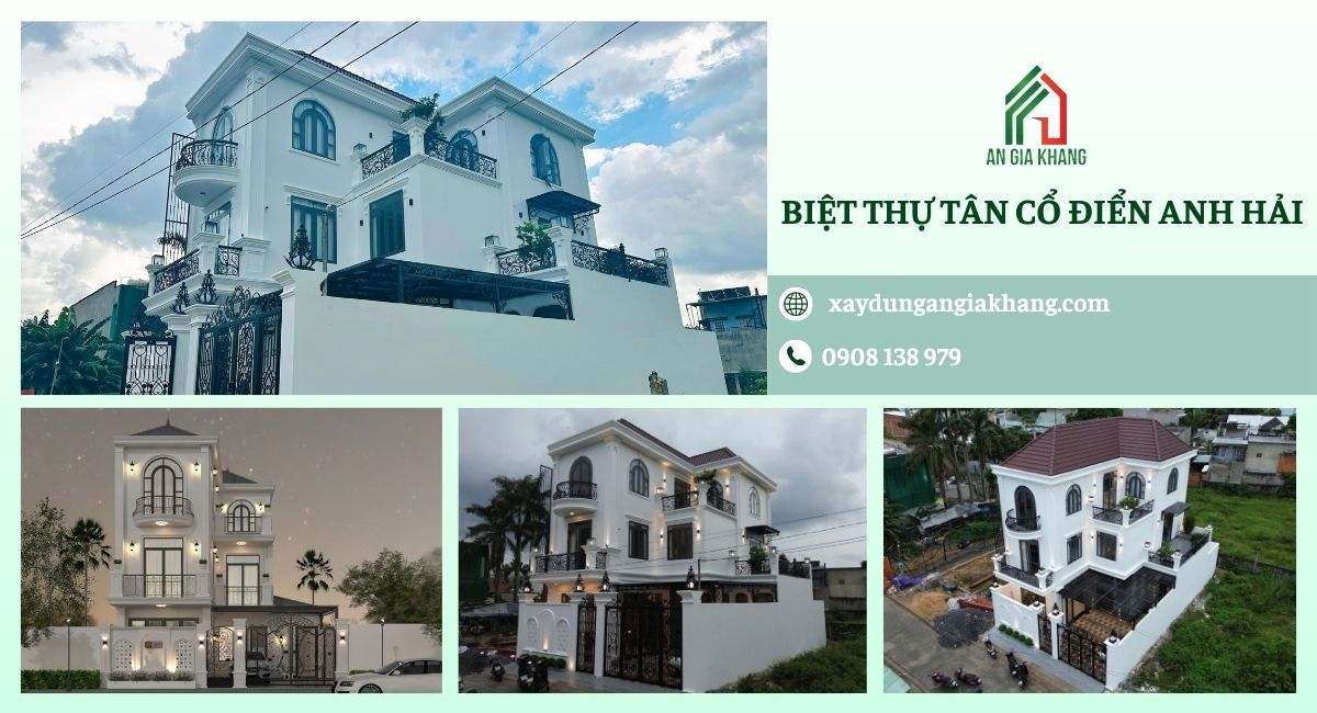 Biệt thự tân cổ điển anh Hải