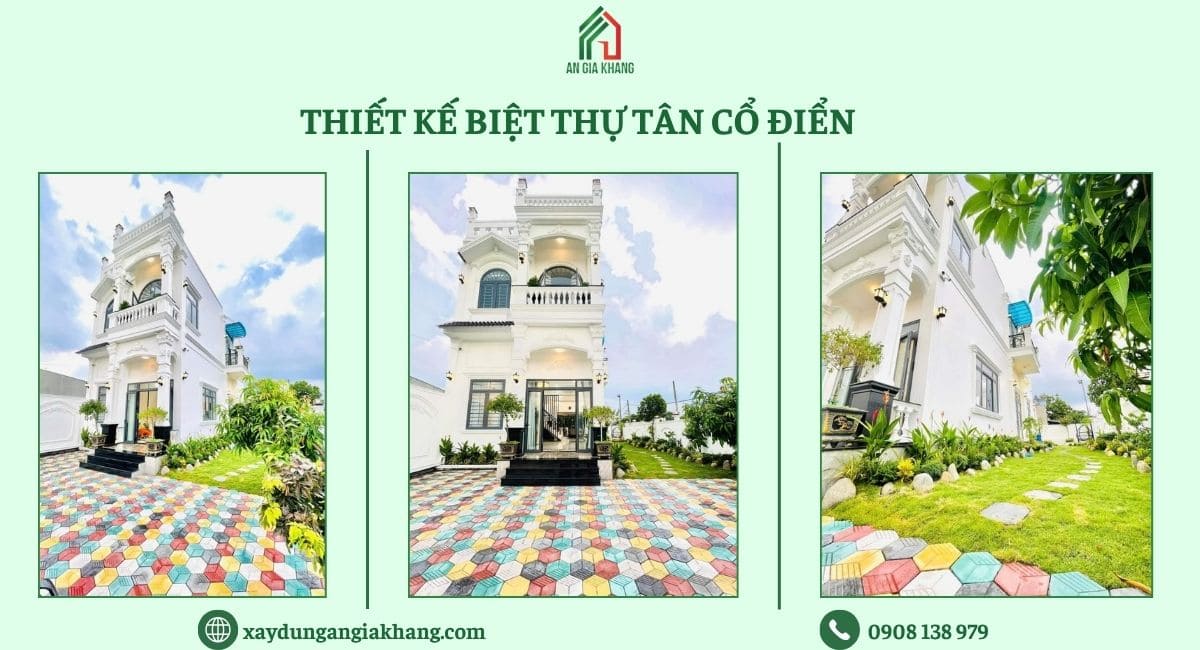 Mẫu biệt thự tân cổ điển