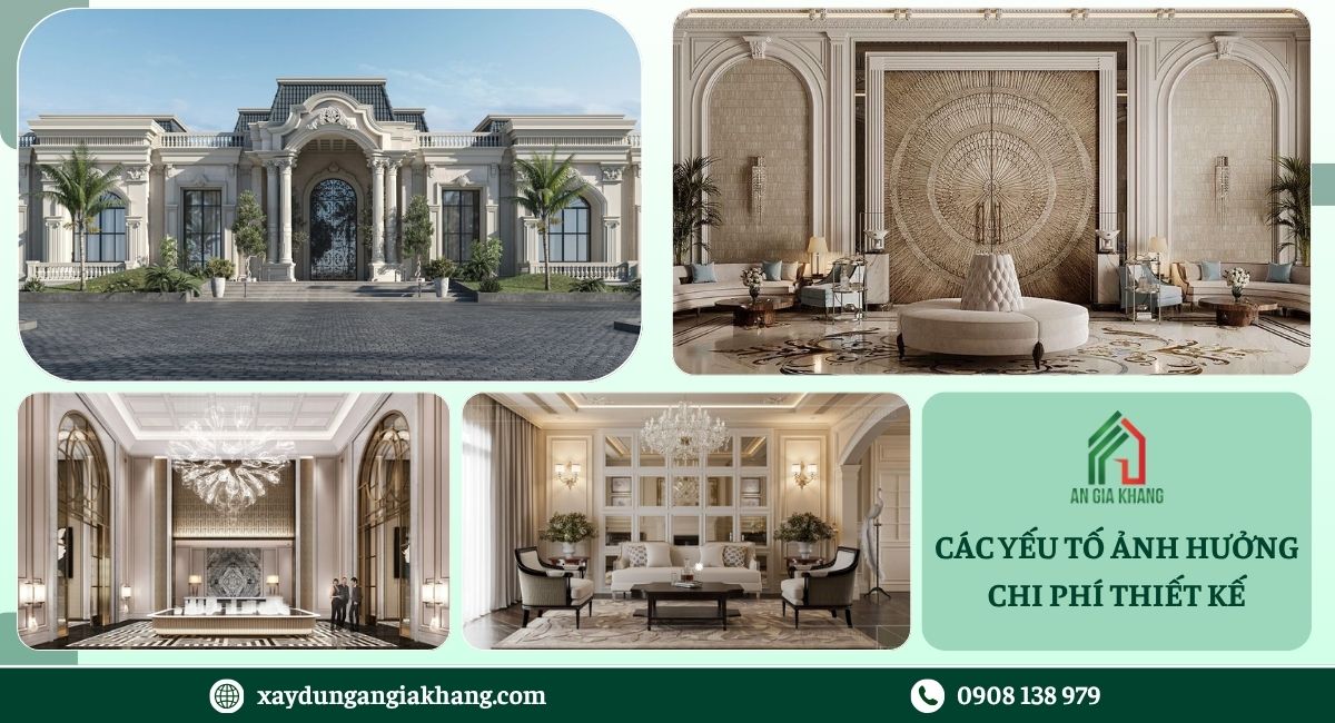 Các yếu tố ảnh hưởng đến chi phí thiết kế 