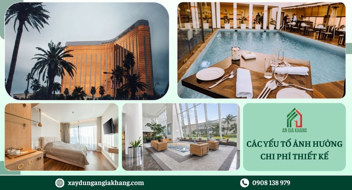 Yếu tố ảnh hưởng đến chi phí thiết kế khách sạn