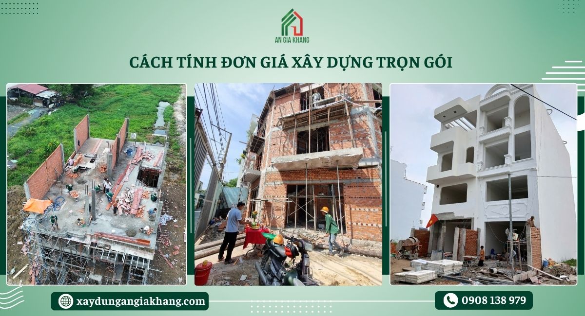 Cách tính đơn giá xây dựng trọn gói