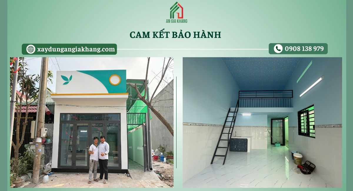 Cam kết bảo hành nhà trọ
