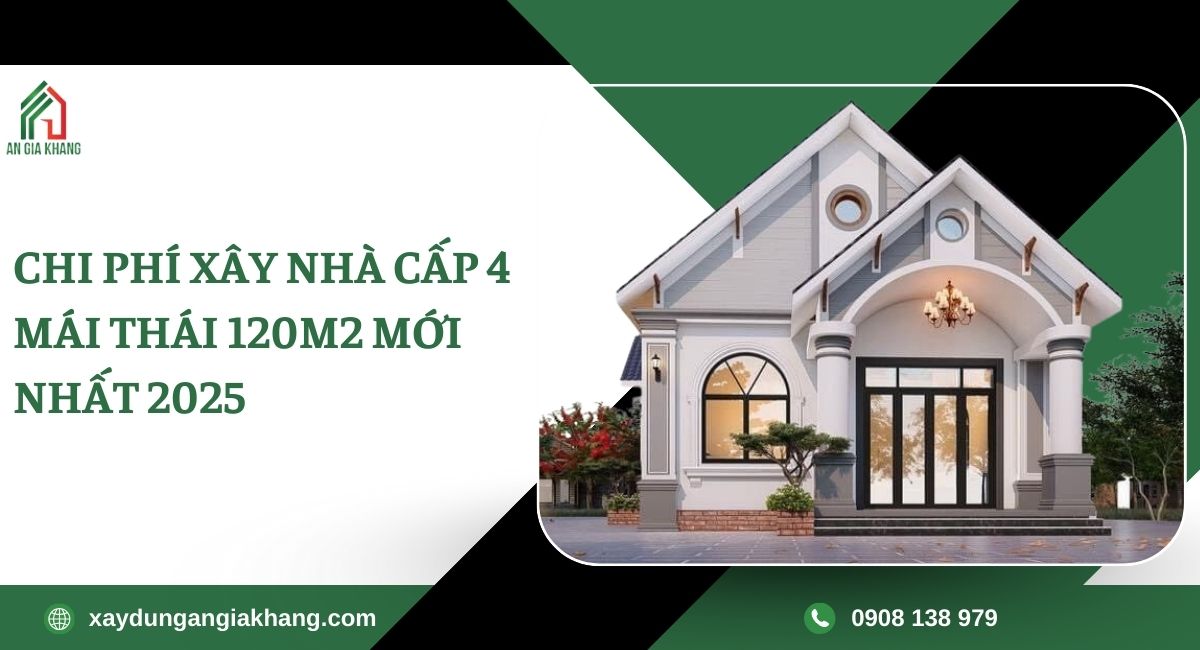 Chi phí thiết kế nhà cấp 4 mái Thái 