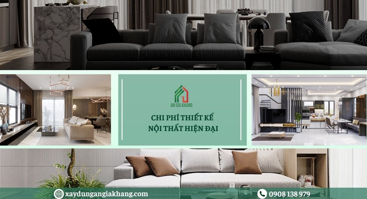 Chi phí thiết kế nội thất hiện đại