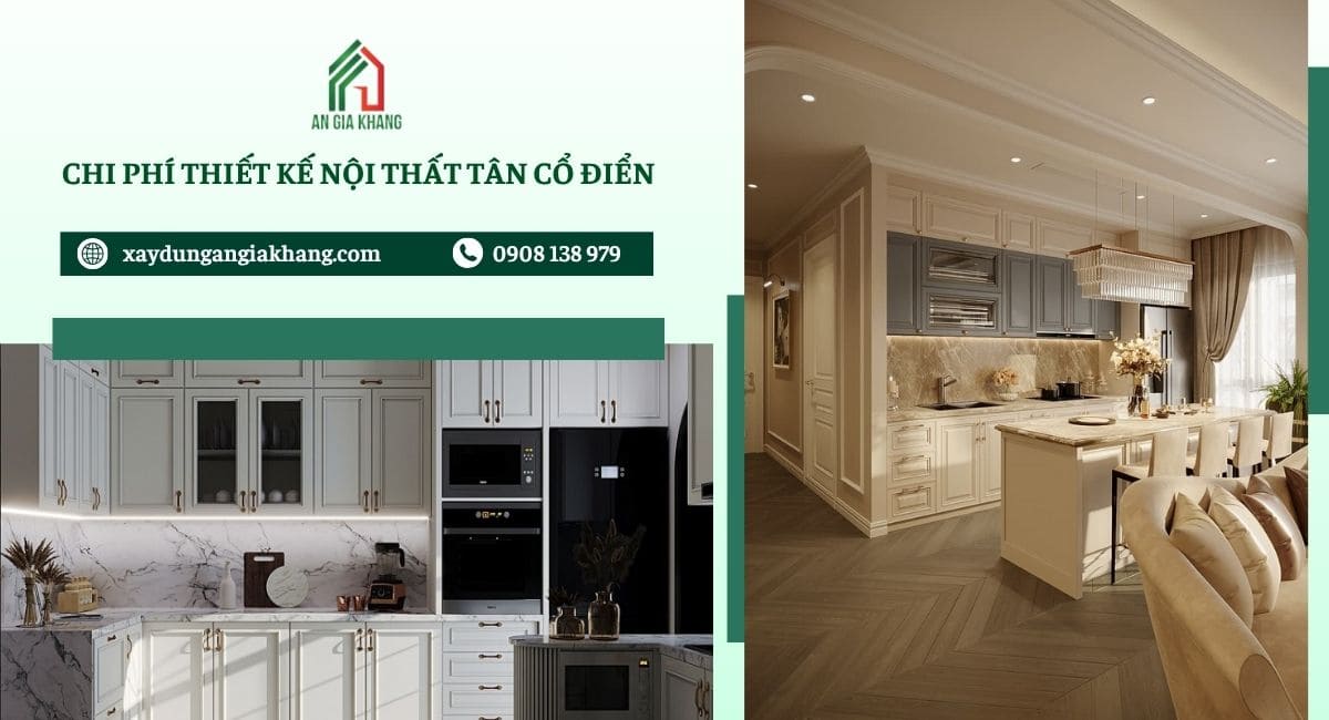 Chi phí thiết kế nội thất tân cổ điển 