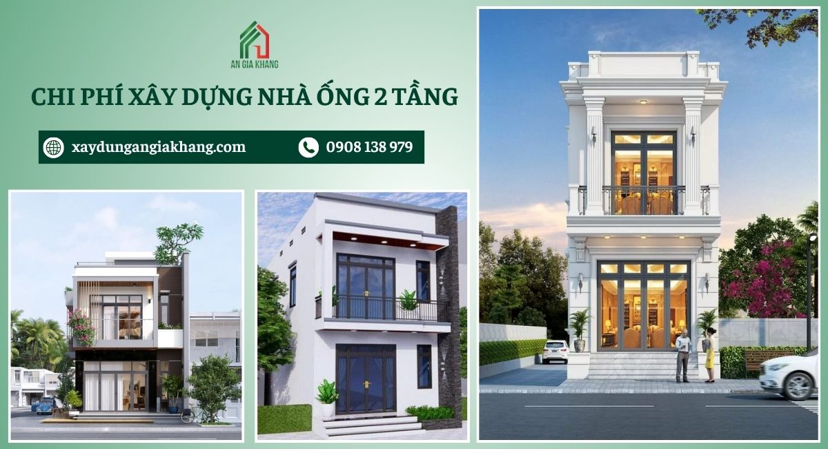 Chi phí xây dựng nhà ống 2 tầng