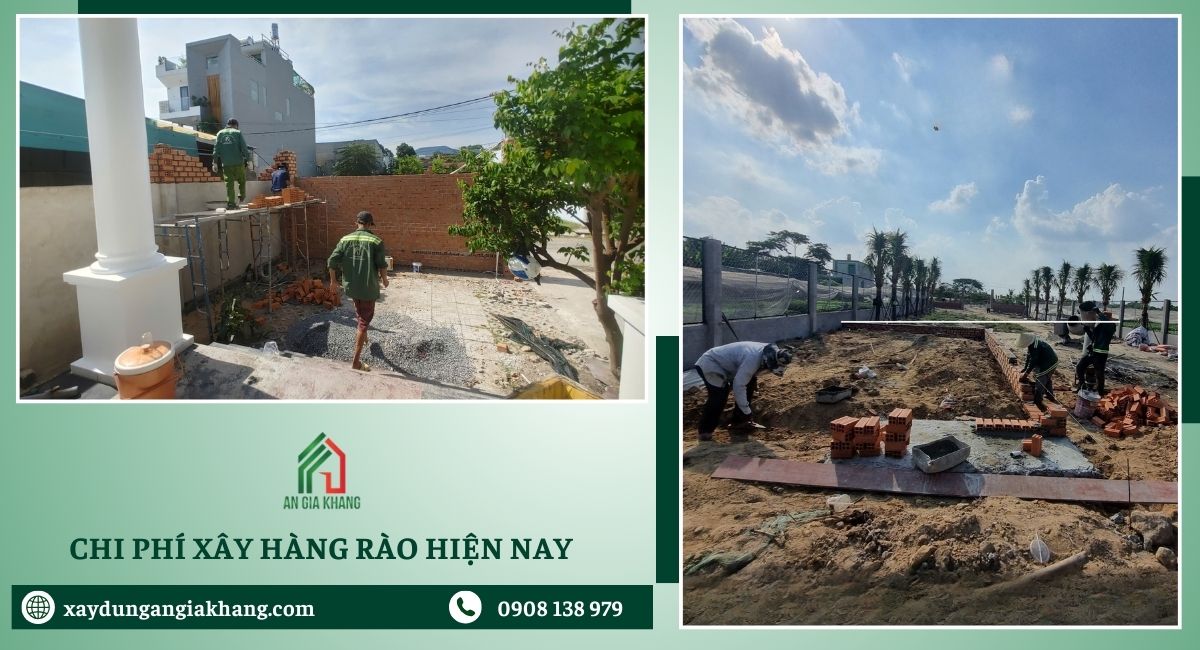 Chi phí xây hàng rào hiện nay