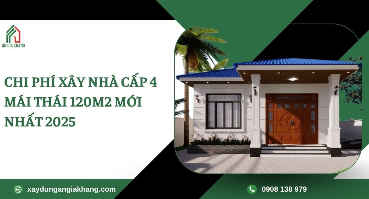 Chi phí thiết kế nhà cấp 4 mái Thái