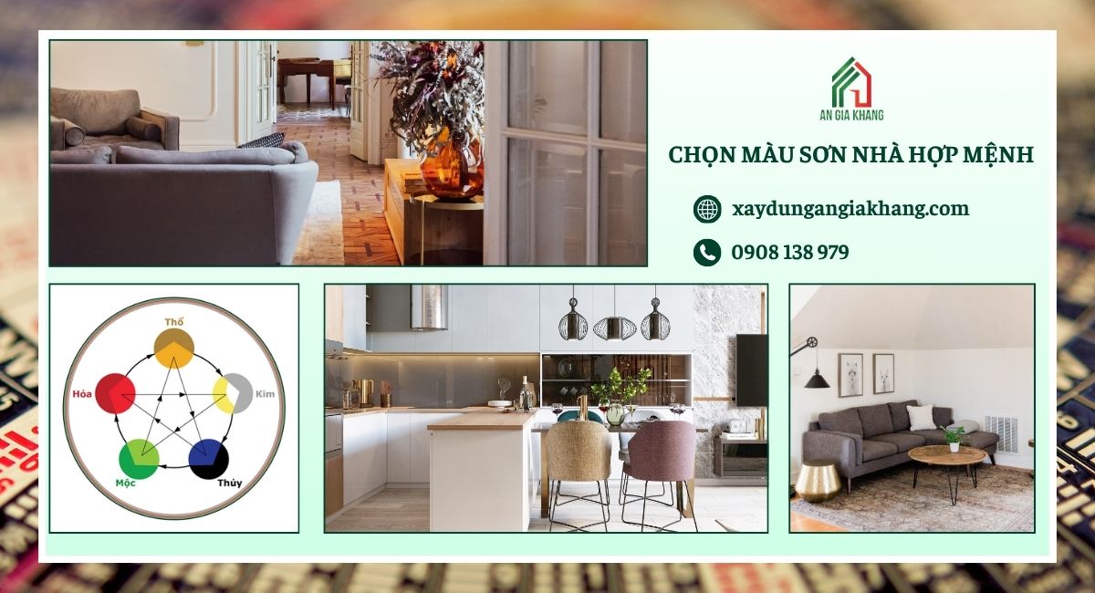 Chọn màu sơn hợp mệnh 