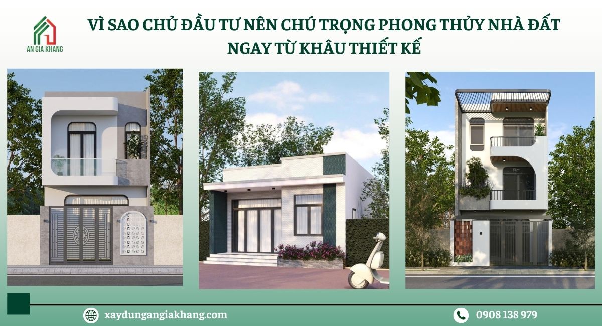 Chú trọng phong thủy nhà đất ngay từ khâu thiết kế 