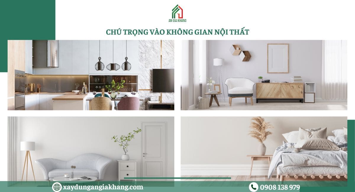 Chú trọng vào không gian nội thất