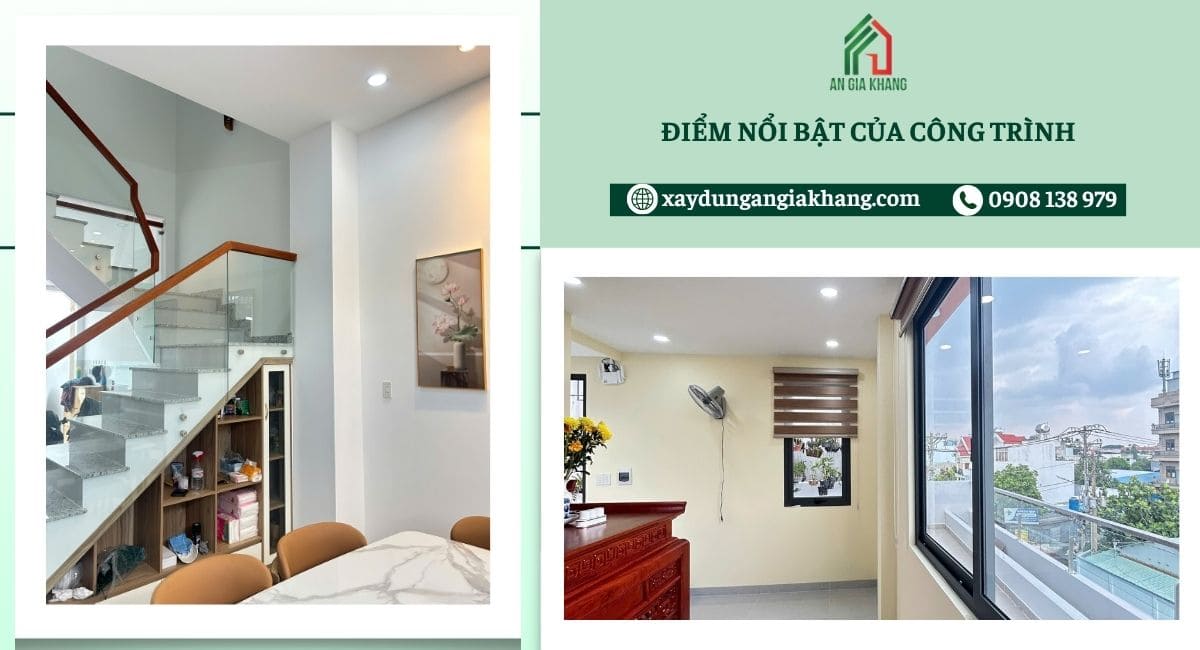 Điểm nổi bật của công trình nhà anh Huân
